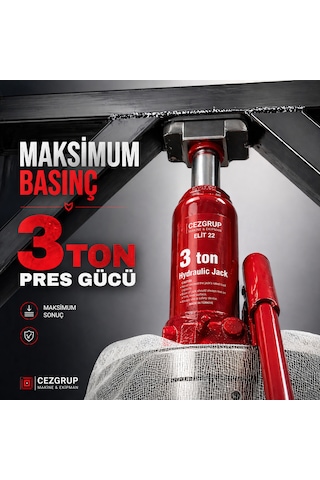 Çezgrup Premium 22 Litre Paslanmaz Çelik Üzüm Sıkma Presi 3 Ton Krikolu 304 Çelik Sepetli Gümüş