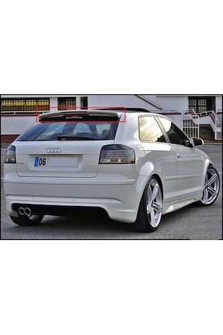 AUDİ A3 BAGAJ ÜSTÜ SPOİLER (2004-2008 TEK KAPI)