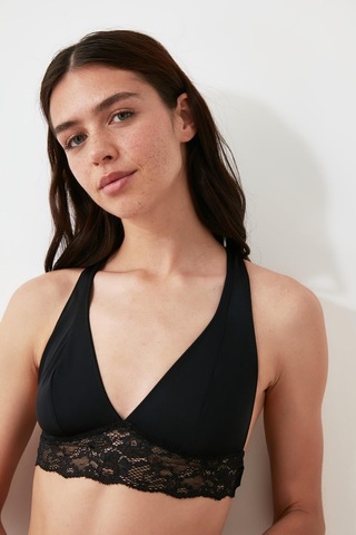 Deep Secret Siyah Mıcro Sırt Detaylı Bralet Ds200459br 001
