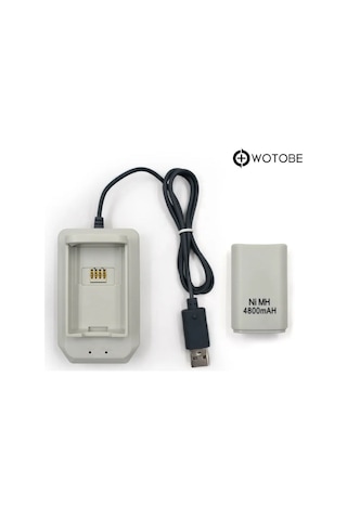 Xbox 360 Oyun Kolu Joystick Powerbank Şarj Edilebilir Pil Ve Şarj Cihazı