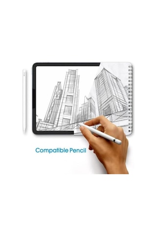 Engo Huawei MatePad Pro 12.2 inç ve PaperMatte Modeli ile Uyumlu Paperfeel Ekran Koruyucu