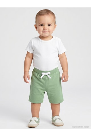 Civil Baby Ribanalı 6-18 Ay Erkek Kapri - Haki