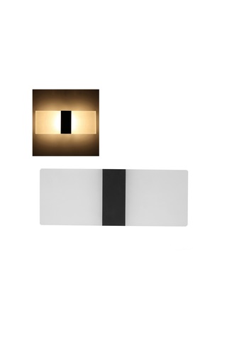 Reedark Led Duvar Aydınlatması, Islak Işık, Pivoting Kasa, Göz Koruyucu, Akrilik-alüminyum, Yatak Odası/living Room Siyah L Diğer