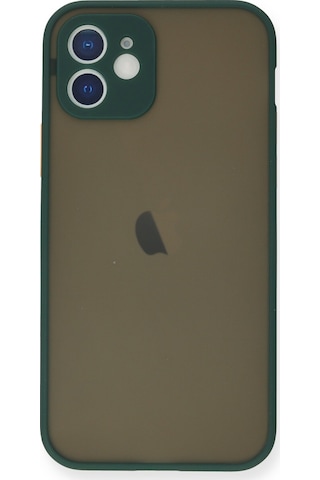Cosmotex 8683140152079 Newface Apple iPhone Uyumlu 12 Mini Kılıf Montreal Silikon Kapak - Yeşil
