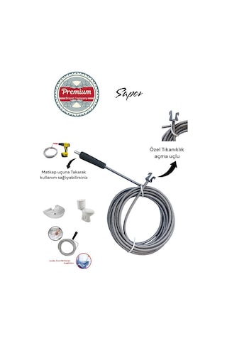 Premium 7 Metre 9mm Matkaplı Kullanım Özel Seri Kanal Susta