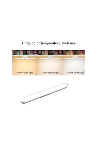 Yaleker Beyaz Plug-in Göz Koruyucu Lambası - 3 Renk Sıcaklığı, 80 Dönebilen, Manyetik Tabanlı, Dormitory/çalışma Odası Için Diğer