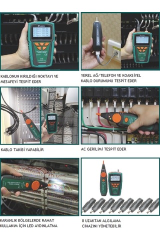 Proskit Mt-7071 Kablo Mesafe Toner Ve Prob Kit