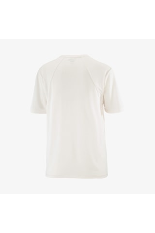 Salomon Shakeout Core Kadın Koşu Tişört Whisper White Lc2658100 Krem