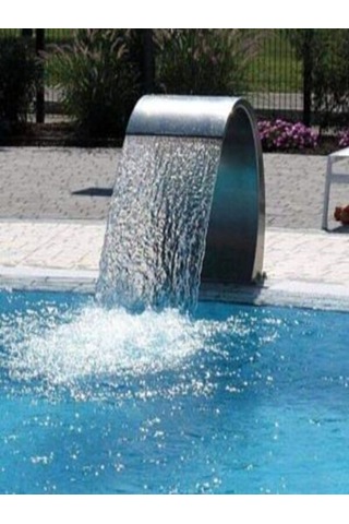 DEV PASLANMAZ 500x1000 mm Lüks Model Havuz Şelale AISI 304 Kalite