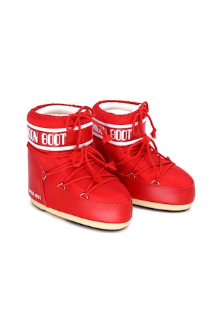 Moon Boot Icon Low Nylon Kadın Bot 80d1409340-d001 Kırmızı
