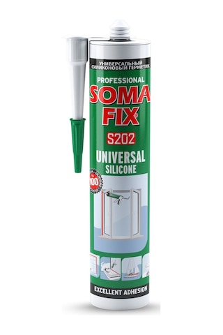 Somafix Genel Amaçlı Silikon 280 Gr. Siyah