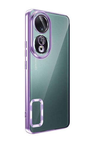 Huawei Honor 90 Uyumlu Logo Gösteren Kamera Korumalı Renkli Tasarım Kılıf