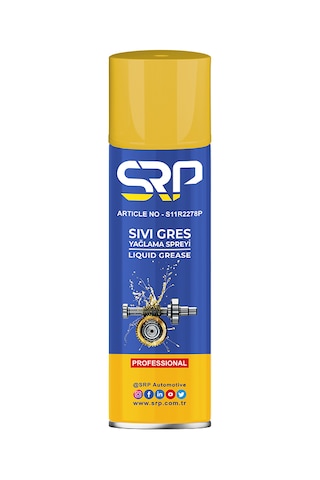 Srp Sıvı Gres Yağlama Spreyi 500 Ml, 12li Set