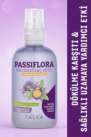 Talya Passiflora Mucizevi Saç Sütü - Bitkisel İçerikliLipozom Teknolojisi Saç Uzatma Etkili Ve Dökülme Karşıtı 200 ML