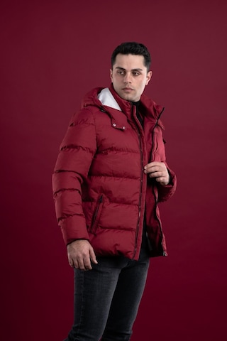 Slimfit Kapşonlu Astarlı Erkek Şişme Puffer Mont 001
