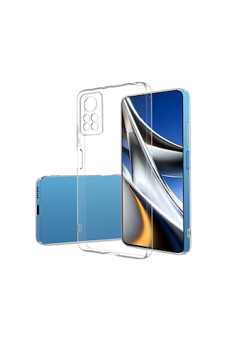 Xiaomi Uyumlu Redmi Note 12 Pro 4g Kılıf Zore Şeffaf Süper Silikon Kapak