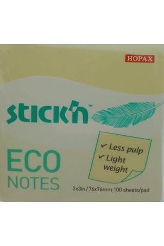 Gıpta Stick'n Post-it Pastel Sarı 76x76 100 Yp 12'li Paket