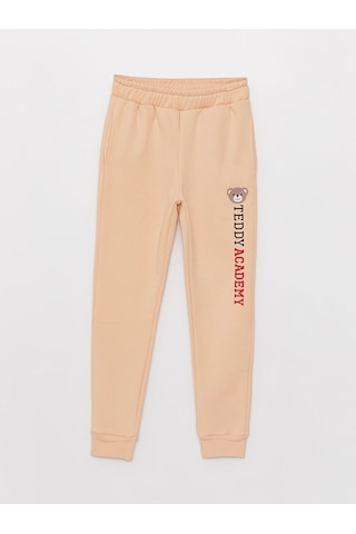 LC Waikiki Lcw Kids Pembe Beli Lastikli Baskılı Kız Çocuk Jogger Eşofman Altı Lıght Pınk