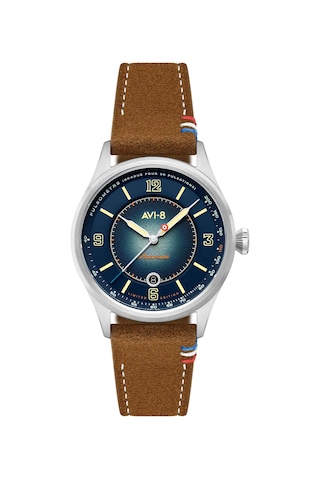 Avı-8 Flyboy Av-4153-02 Lafayette 110th Anniversary Limited Edition Otomatik Erkek Kol Saati Gri