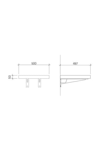 Kale Eternal Bench Modül 50Cm Çok Renkli