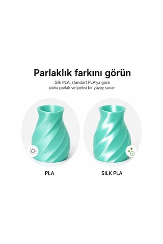 Silk Yeşil Pla+ Premium Filament 50600070