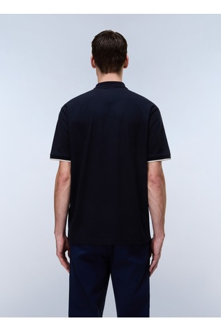 Napapijri E-badge Ss 1-np0a4gac1761 Lacivert Erkek Polo T-shirt