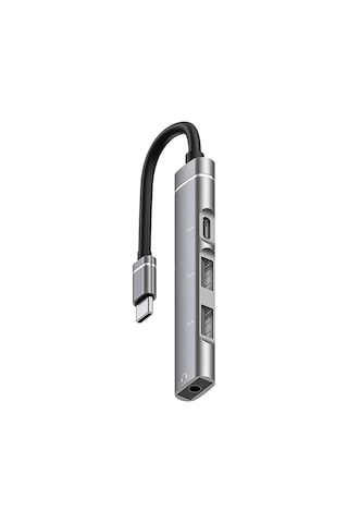 Microcase AL4612 Type-C USB 3.5 MM Jack 4 İn1 Port Çoğaltıcı Hub