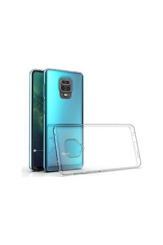 Xiaomi Redmi Note 9S Kilif Seffaf Silikon Hibrit Case 432387080