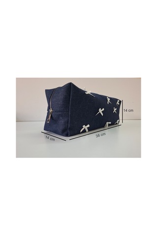 Dreamy Denim Fiyonklu Dy.son Ve Diğer Tüm Saç Şekillendiricilerine Uygun Organizer Çanta Tb043