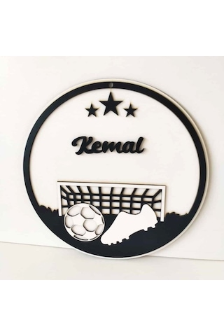 Beşiktaş Kapı Süsü Beyaz - Siyah