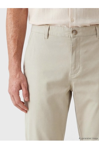 Lcw Vision Bej Slim Fit Erkek Gabardin Pantolon