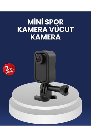 Vlog Seyahat Ve Günlük Video Çekimleri İçin Mini Kamera