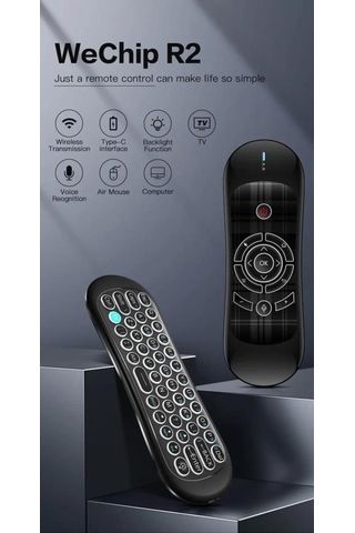 Trendooze Wechip Uzaktan R2 Mouse Kumanda Klavye Kablosuz Air Xd