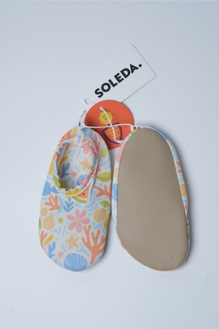 Soleda Uv Korumalı Kaydırmaz Bebek Çocuk Deniz Havuz Patiği Underwater Salad Çok Renkli