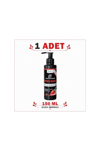 Nirvana Çilek Aromalı Kayganlaştırıcı Jel 150 ML
