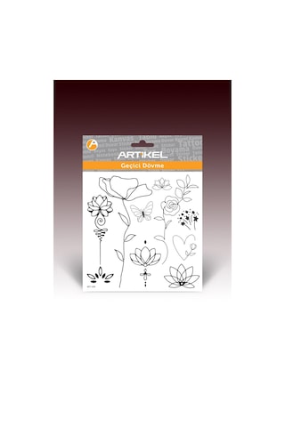 Flower Geçici Dövme,geçici Tattoo ,vücut Dövme,kol Bilek Dövme,boyun Dövme,sırt Dövme