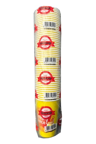 Dağyüce Kağıt Karton Bardak Tek Kullanımlık Çay Kahve Bardağı - 12 Oz - 50 Adetlik Paket