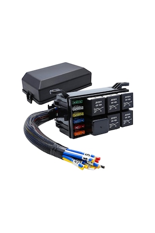 Suntek Sigorta Röle Kutusu Suya Dayanıklı Bloğu Ve 12v-5pin