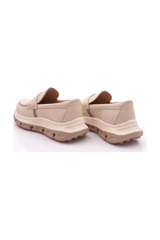 Dgn 5857 Erkek Üstü Şeritli Comfort Ayakkabi Bej