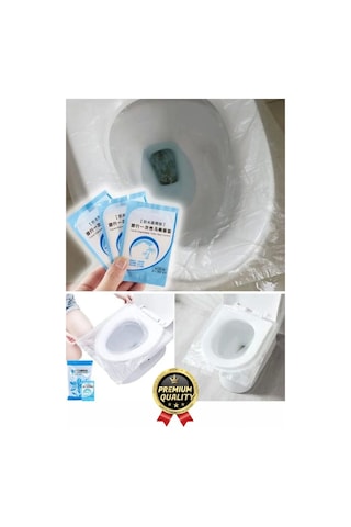 Yeni Seyahat Tipi Taşınabilir Okul Tuvalet Wc Hijyenik Tek Kullanımlık Klozet Kapağı Poşeti 50 Adet Çok Renkli