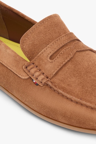 Tommy Hilfiger Core Süet Driver Erkek Taba Loafer Ayakkabı-13349 Taba