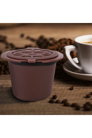 Dofolink Nespresso Makinesi İçin Yeniden Kullanılabilir Kahve Filtresi - 3 Adet Siyah Set Güvenli Pp Malzeme Siyah