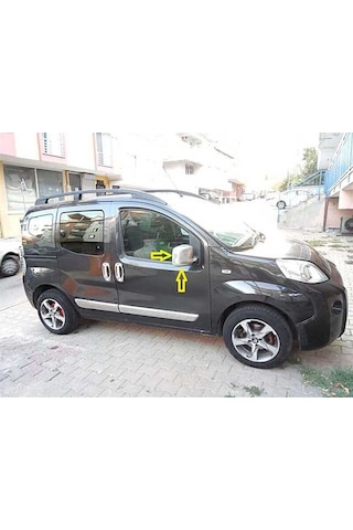 Markadan Peugeot Bipper Krom Ayna Kapağı 2008 Sonrası 2 Parça Abs