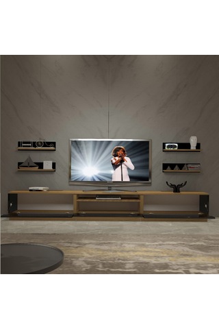 Decoraktiv Trendstyle 270rs Mdf Tv Ünitesi Tv Sehpası Pera - Siyah