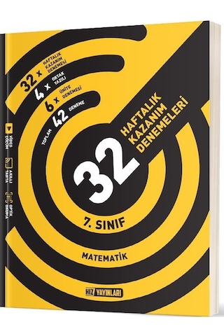 Hız Yayınları 2025 7. Sınıf Matematik 36 Haftalık Deneme Hız Yayınları 2025 7. Sınıf Matematik 36 Haftalık Deneme