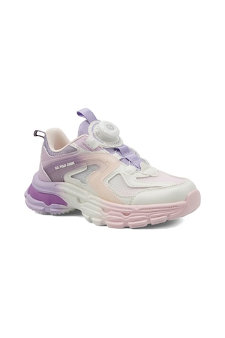 U.s. Polo Assn. Tully Jr 6fx Lila Kız Çocuk Spor Ayakkabı 000000000102155835 Mor-pudra