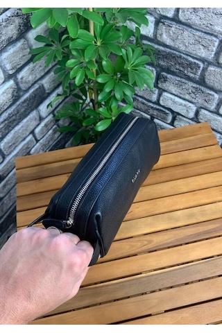 Guard Siyah Hakiki Deri Unisex El Çantası // Grd260701wt1340 Çok Renkli