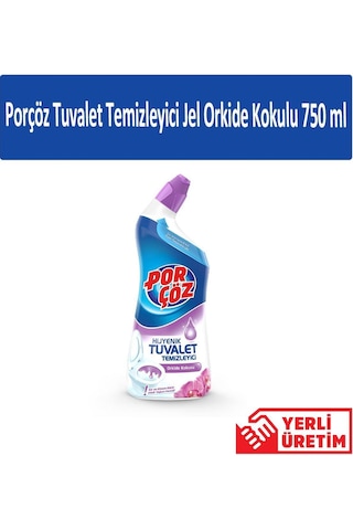 Porçöz Jel Orkide Kokulu Tuvalet Temizleyici 4 x 750 ML