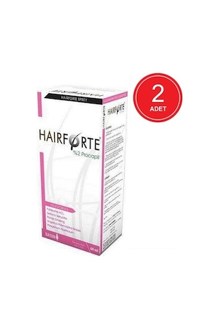 Hairforte Procapil Kadınlar için Saç Dökülmesine Karşı Sprey 2 x 60 ML
