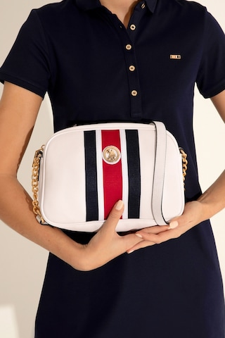 U.S. Polo Assn. Kadın Beyaz Çapraz Çanta 50293682-VR013
